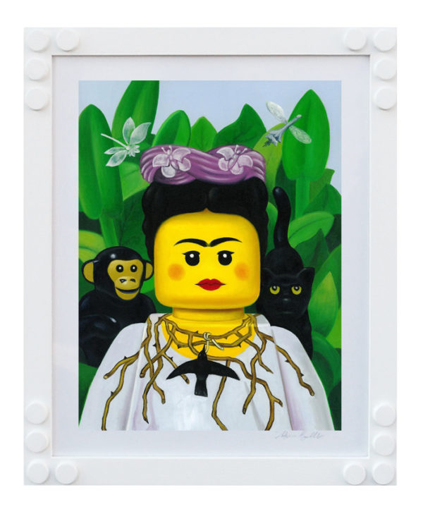 STAMPA LEGO BOLCATO FRIDA KAHLO COLLANA