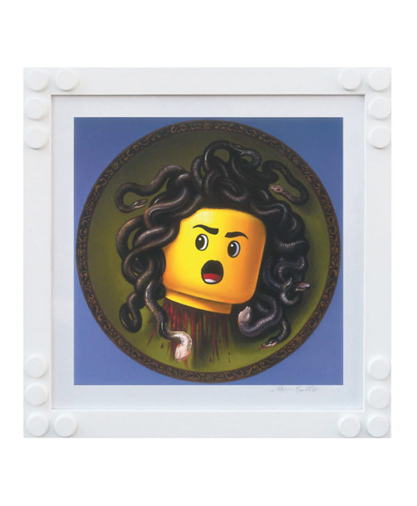 Stampa Lego Bolcato Scudo con Testa di Medusa